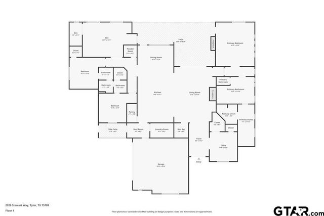 2926 Stewart Way, Tyler, TX 75709