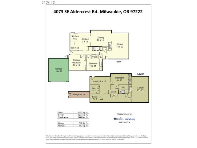 4073 Se ALDERCREST Rd, Milwaukie, OR 97222