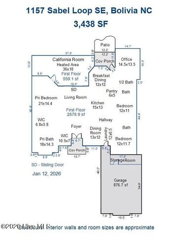 1157 Sabel Loop SE, Bolivia, NC 28422