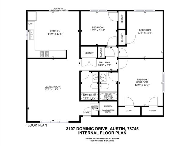 3107 Dominic DR, Austin, TX 78745