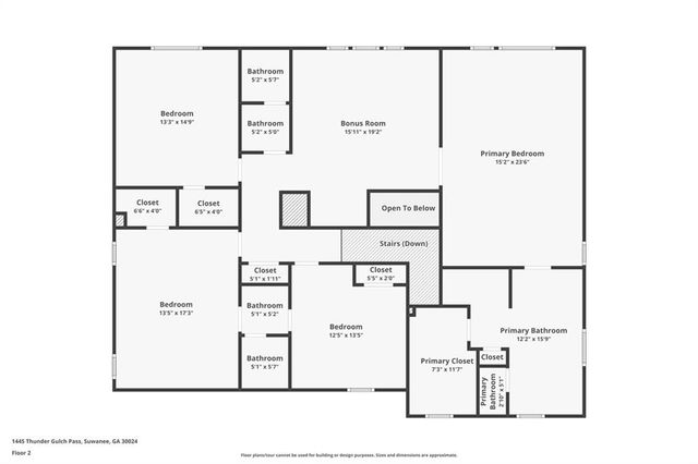 1445 Thunder Gulch Pass, Suwanee, GA 30024
