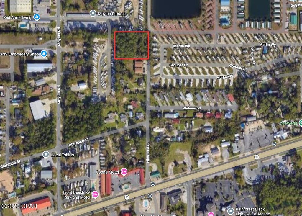 Image 2 of property listing at 00 Hinson Avenue, Panama City Beach, FL 32407