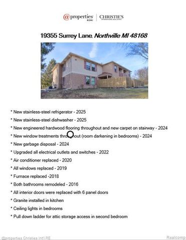 19355 Surrey Lane, Northville Township, MI 48167