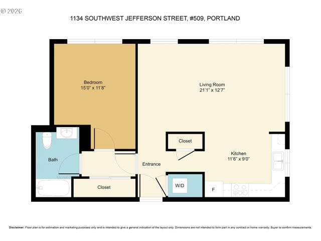 1134 Sw JEFFERSON St 509, Portland, OR 97201