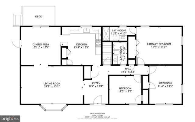 1213 FORBES ST, Fredericksburg, VA 22405