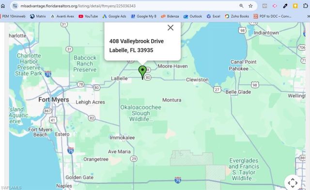 414 Valleybrook DR, Labelle, FL 33935