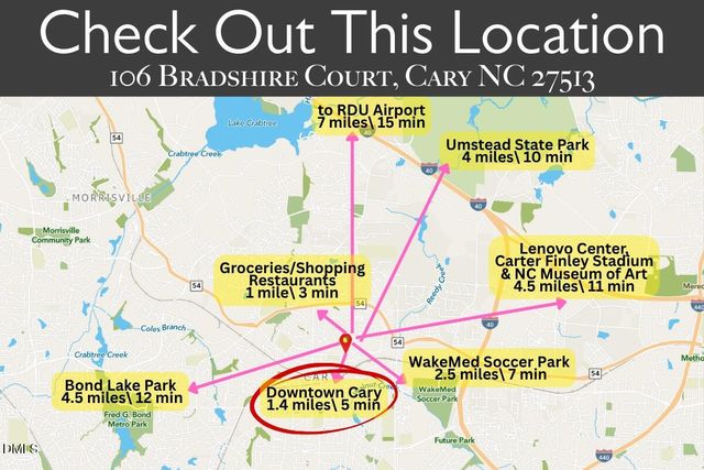 106 Bradshire Court, Cary, NC 27513