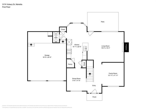 3174 Vickery NE Drive, Marietta, GA 30066