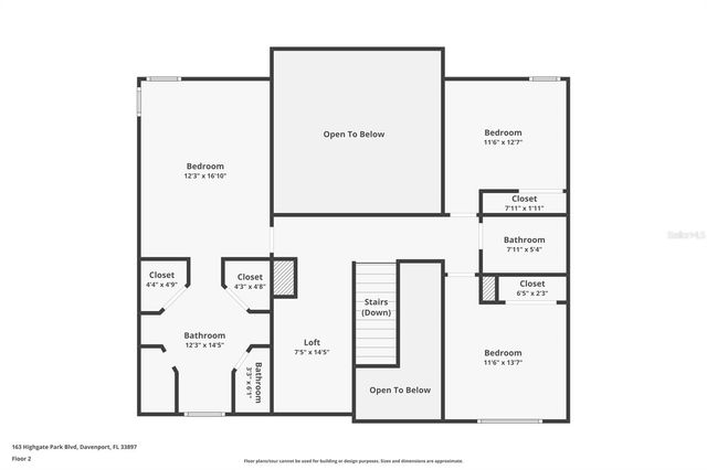 163 HIGHGATE PARK BOULEVARD, Davenport, FL 33897