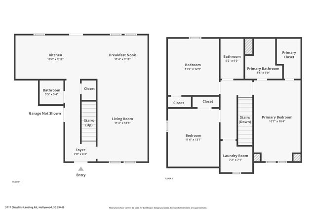 5717 Chaplins Landing Road, Hollywood, SC 29449