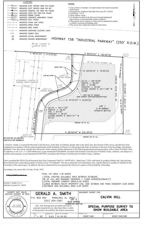 1455 Industrial Parkway, Saraland, AL 36571 — exterior