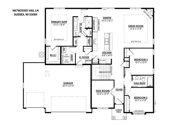 N67W25502 Vail LANE, Sussex, WI 53089
