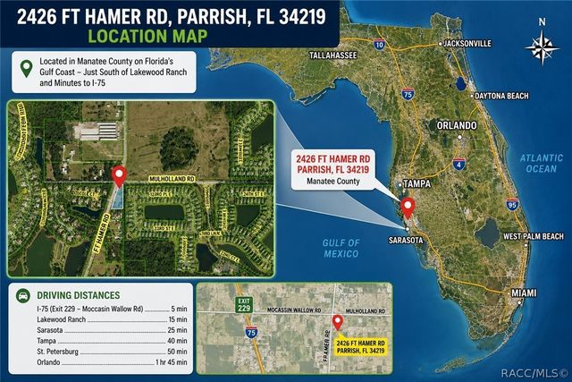 2426 FORT HAMER Road, Parrish, FL 34219