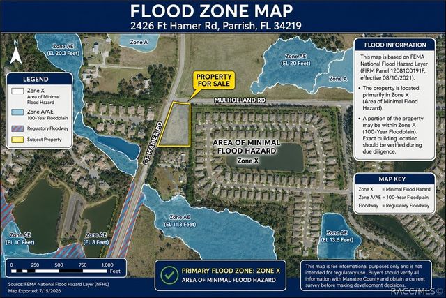 2426 FORT HAMER Road, Parrish, FL 34219