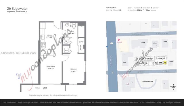 321 NE 26th St 816, Miami, FL 33137