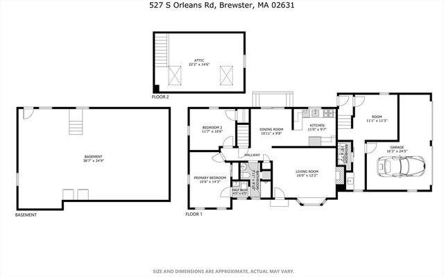 527 S Orleans Rd, Brewster, MA 02631