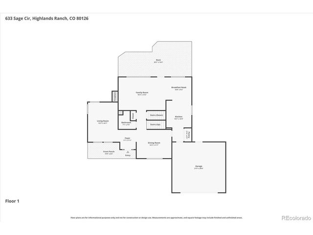 633 Sage Cir, Highlands Ranch, CO 80126