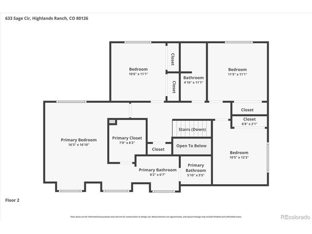 633 Sage Cir, Highlands Ranch, CO 80126