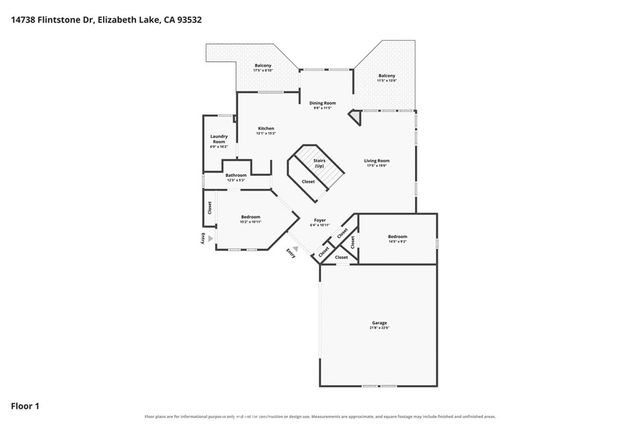 14738 Flintstone Drive, Lake Elizabeth, CA 93532