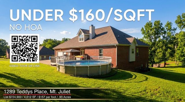 1289 Teddys Pl, Mount Juliet, TN 37122