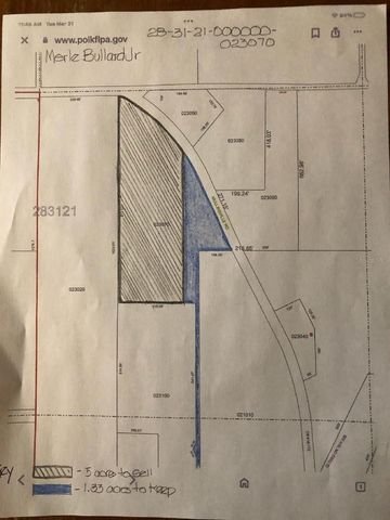 MULLINSVILLE RD., Frostproof, FL 33843