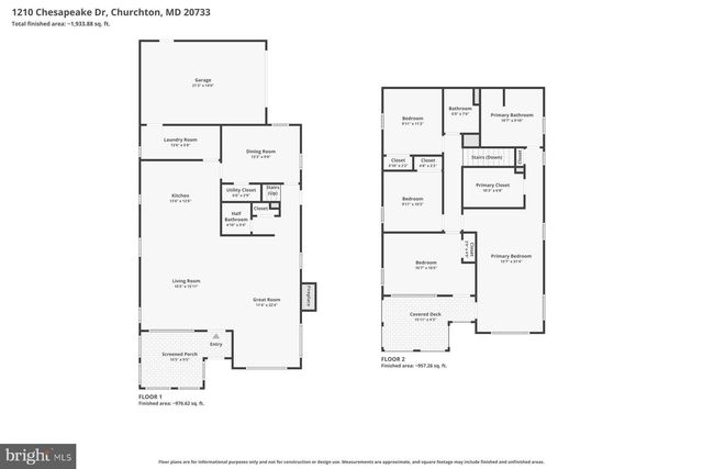 1210 CHESAPEAKE DR, Churchton, MD 20733