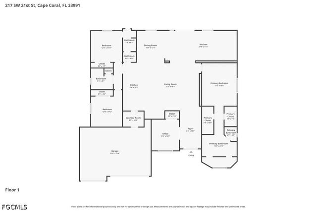 21 SW 21st ST, Cape Coral, FL 33991