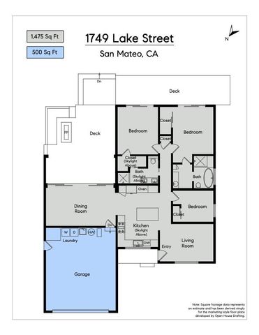 1749 Lake Street, San Mateo, CA 94403
