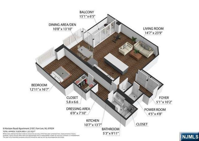 6 Horizon Road 2107, Fort Lee, NJ 07024