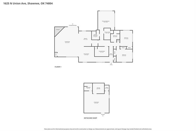 1625 N Union Avenue, Shawnee, OK 74804