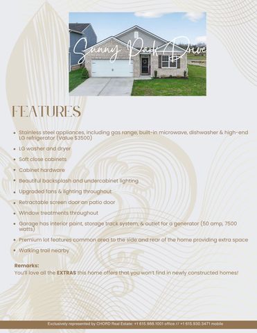 7129 Sunny Parks Dr, White House, TN 37188