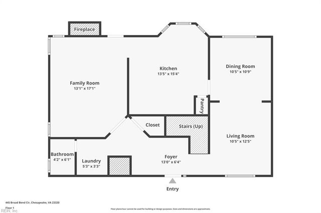 445 Broad Bend CIR, Chesapeake, VA 23320