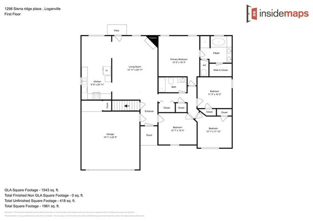1298 Sierra Ridge Place, Loganville, GA 30052