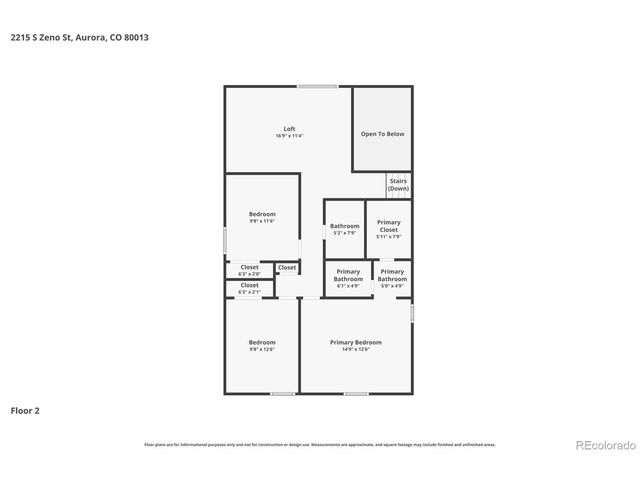 2215 S Zeno St, Aurora, CO 80013