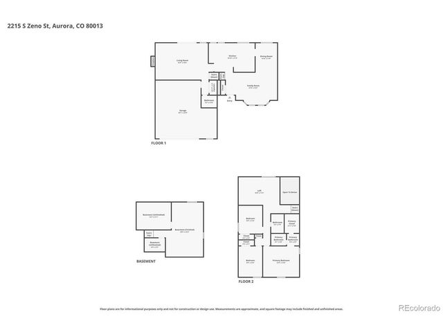 2215 S Zeno St, Aurora, CO 80013