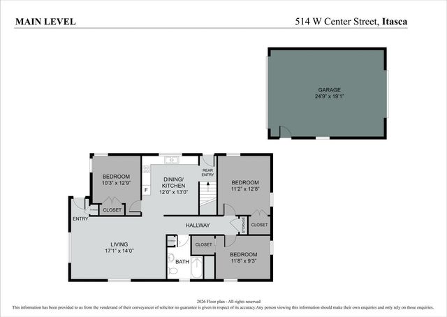 514 W Center Street, Itasca, IL 60143