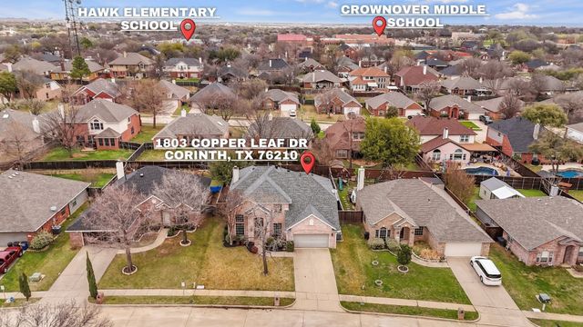 1803 Copper Leaf Drive, Corinth, TX 76210