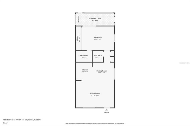 1801 BEDFORD LANE 27, Sun City Center, FL 33573