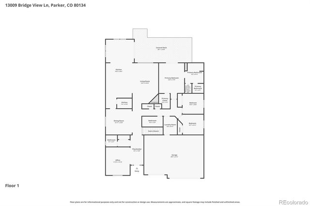 13009 Bridge View Lane, Parker, CO 80134
