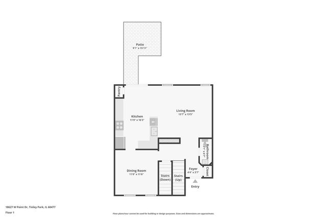 18627 W Point Drive, Tinley Park, IL 60477