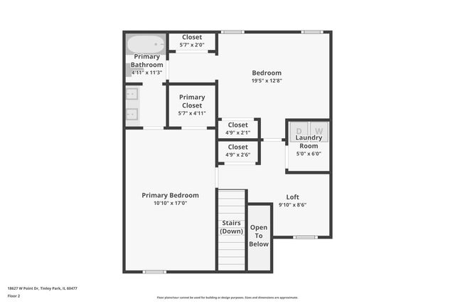 18627 W Point Drive, Tinley Park, IL 60477