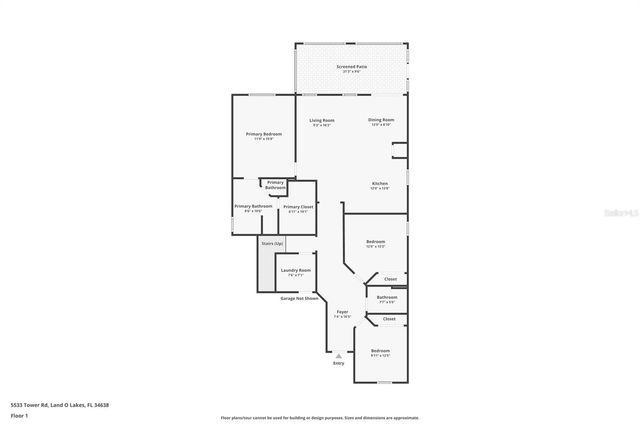 5533 TOWER ROAD, Land O Lakes, FL 34638