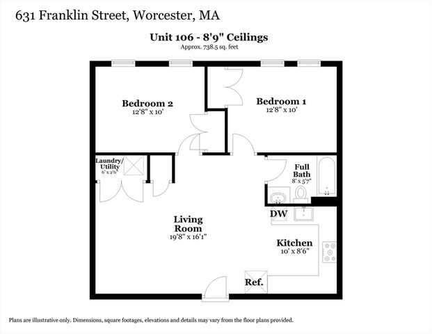 631 Franklin Street 106, Worcester, MA 01604