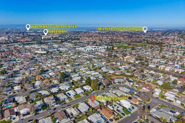 136 Lawton Drive, Milpitas, CA 95035