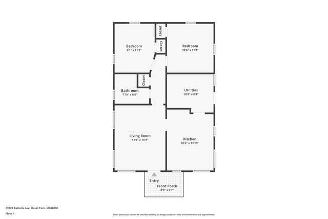 23328 Battelle Avenue, Hazel Park, MI 48030