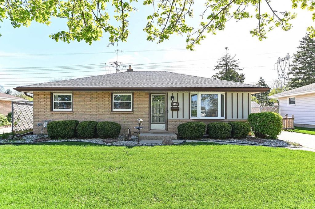 5416 Elaine AVENUE, Cudahy, WI 53110