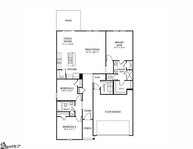 1629 Erindale Drive, Wellford, SC 29385