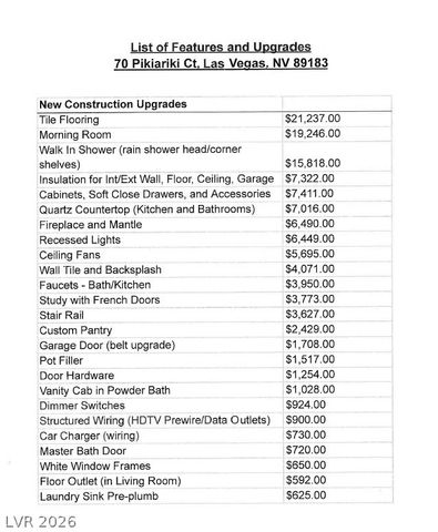70 Pikiariki Court, Las Vegas, NV 89183