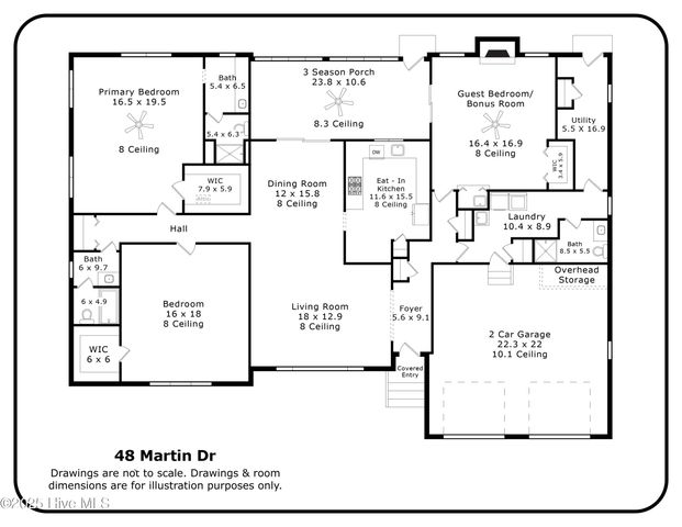 48 Martin Drive, Whispering Pines, NC 28327