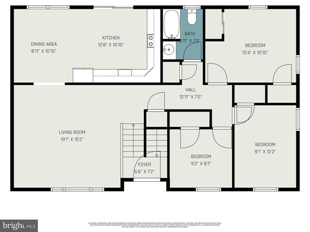 208 W 3RD ST, Red Hill, PA 18076